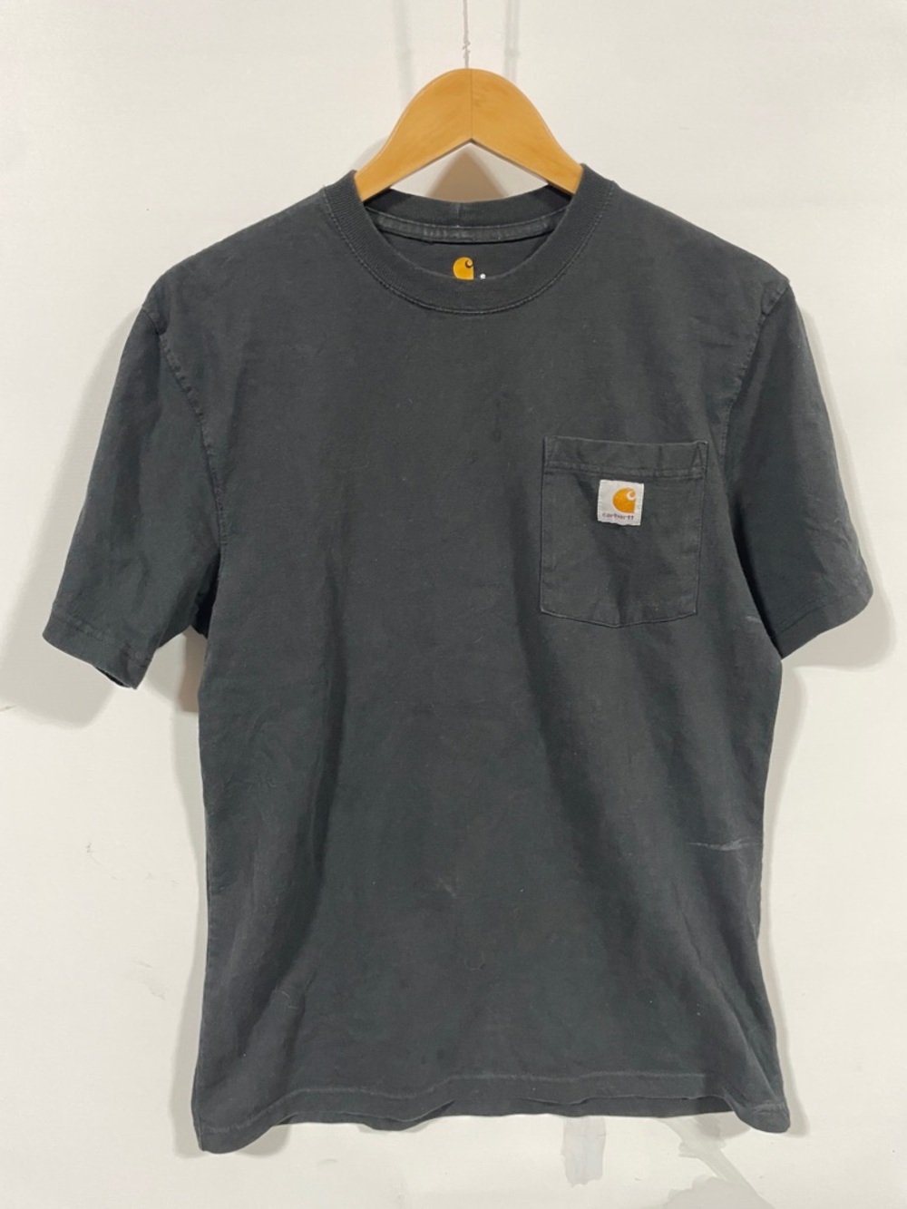 Carhartt original fit Black Short-Sleeve Pocket Tee with Logo Patch